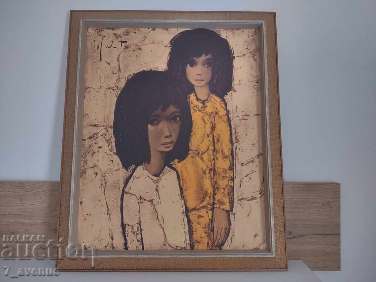 Picture in frame ART reproduction of famous graffiti 30.10.25