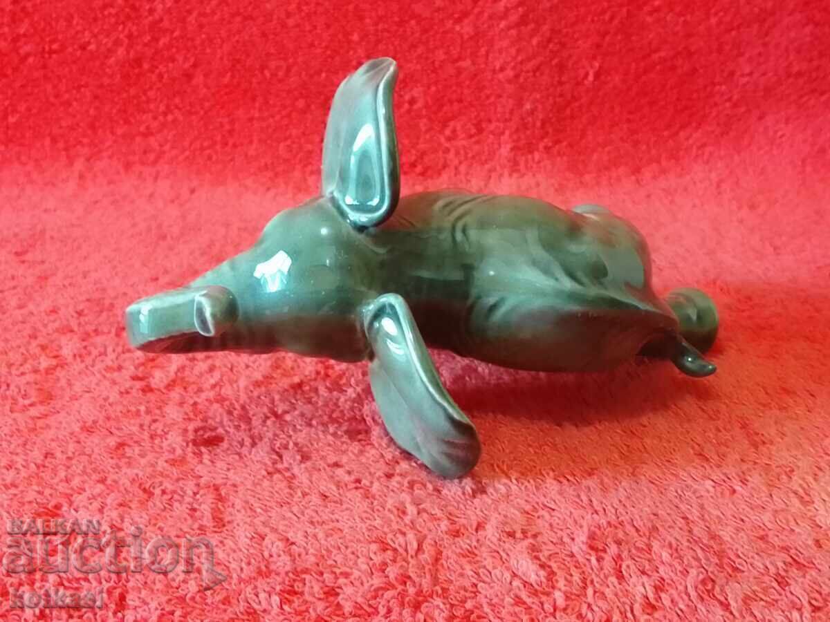 Παλιό μικρό πορσελάνινο ειδώλιο Ελέφαντα Goebel Γερμανίας - 5