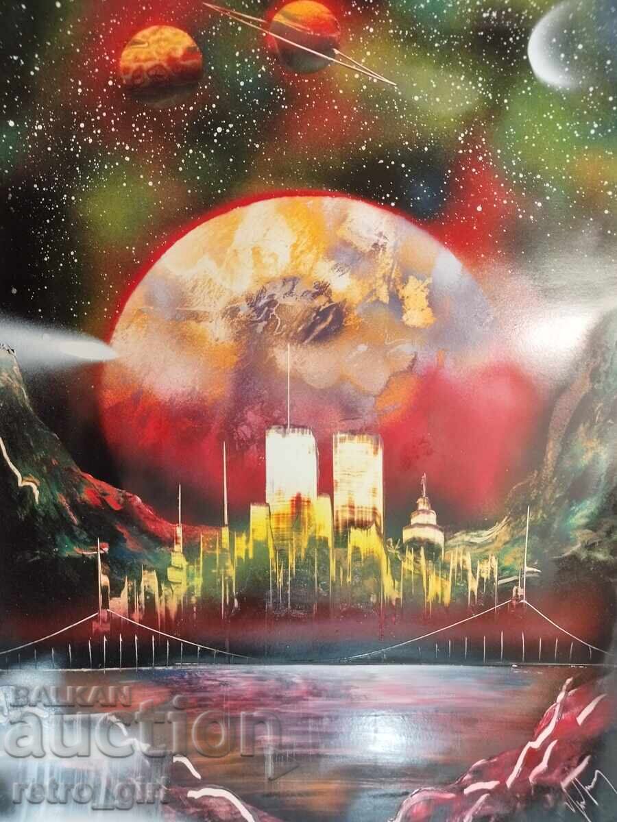 Ενδιαφέρων πίνακας, αφαίρεση με τιμή 39.90 BGN | € 20.40