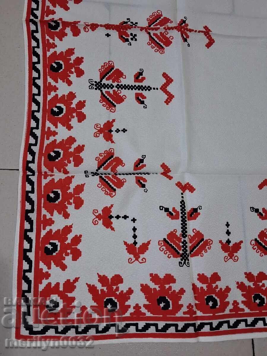 Δημοπρασία Μεταξωτό κεντημένο τετράγωνο, κάλυμμα, βουλγαρικό μετάξι