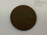 Αυστρία 1 κρόιτσερ 1816 godina