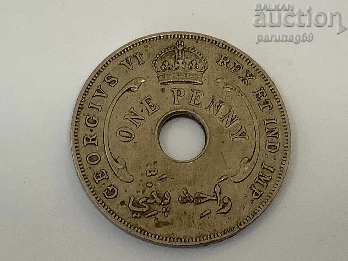 British West Africa 1 penny 1941 British West Africa 1 penny 1941
