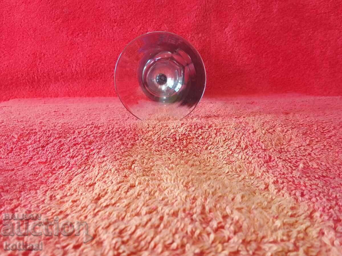 Стара цветна масивна кристална чаша Германия - 5 Стара цветна масивна кристална чаша Германия - 5