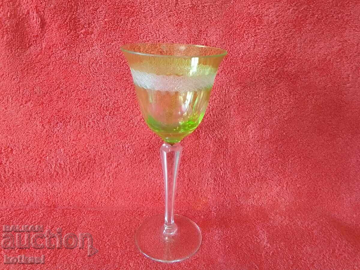 Δημοπρασία Παλιό έγχρωμο τεράστιο κρυστάλλινο γυαλί Γερμανία Δημοπρασία Παλιό έγχρωμο τεράστιο κρυστάλλινο γυαλί Γερμανία