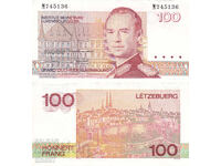 tino37 - LUXEMBOURG - 100 FRANCS - 1993 - XF