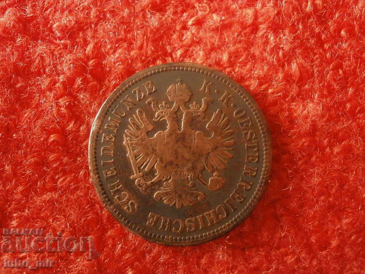 AUSTRIA 4 KREUZER 1860 cu preț € 6.14 | 12.01 BGN AUSTRIA 4 KREUZER 1860 cu preț € 6.14 | 12.01 BGN
