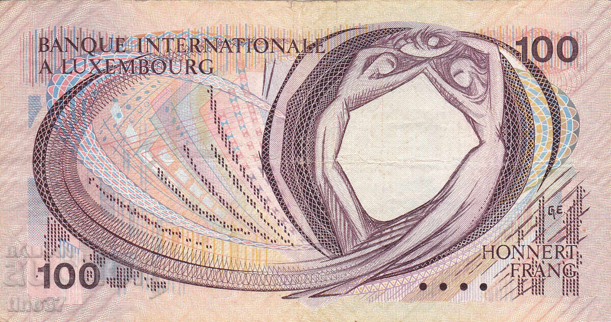 Auction tino37 - LUXEMBOURG - 100 FRANCS - 1981 - VF Auction tino37 - LUXEMBOURG - 100 FRANCS - 1981 - VF