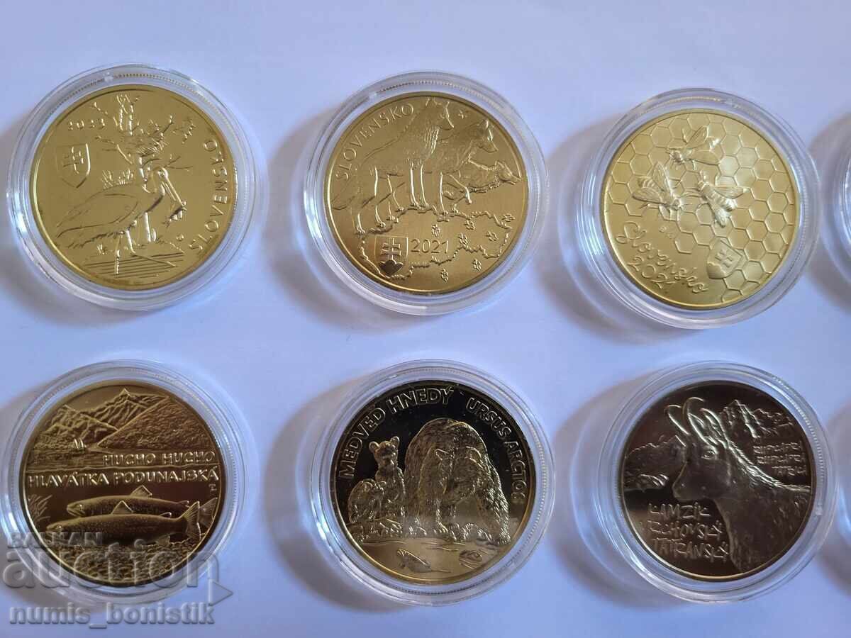 5 EUR Τα ζώα της Σλοβενίας 10 τεμάχια Συλλογή - 5 5 EUR Τα ζώα της Σλοβενίας 10 τεμάχια Συλλογή - 5