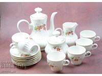 Σερβίτσιο καφέ, πορσελάνη Κόστα Γιορντάνοφ, Βίντιν 15 τμχ