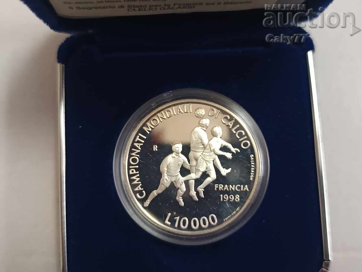 Παράδοση 10000 λίρες Σαν Μαρίνο 1998