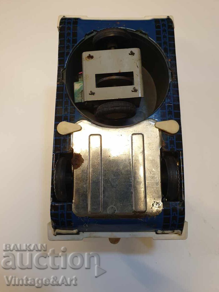 Old Tin Toy Excavator - 6