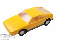 Plastic car, children's toys, social (or Soviet-era)