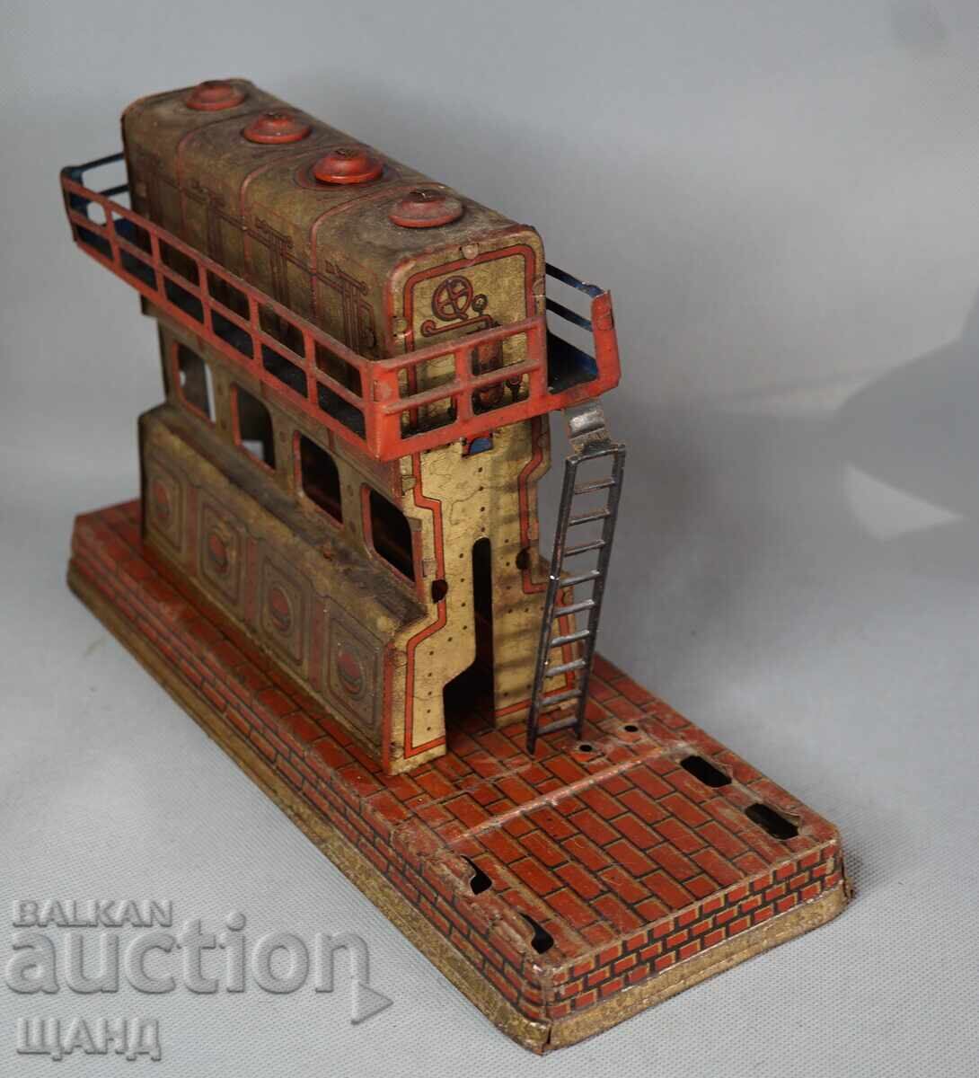 Old German Metal Mechanical Toy Model Steam Engine with price 25.25 BGN | € 12.91