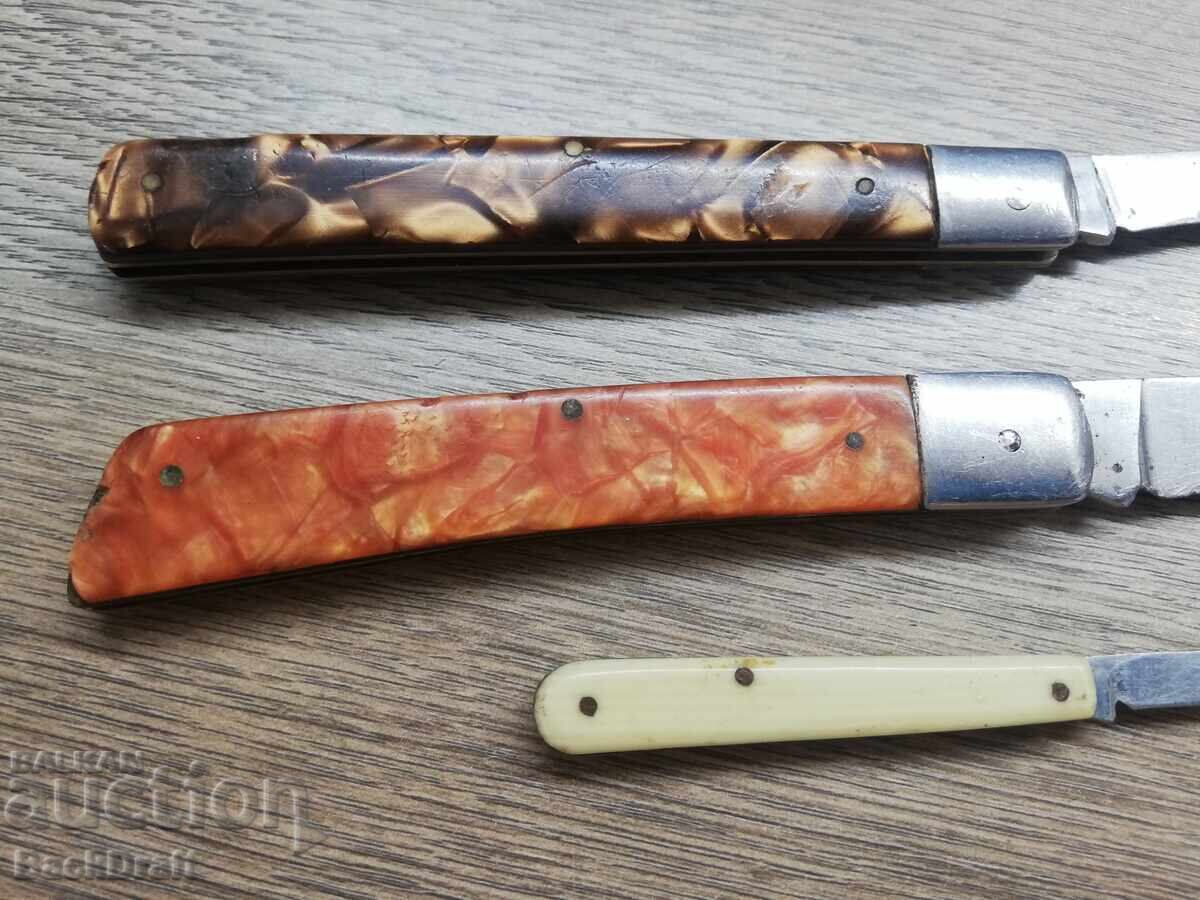 Lot of Old Soviet Folding Pocket Knives, Knife, Blade, Knives - 7