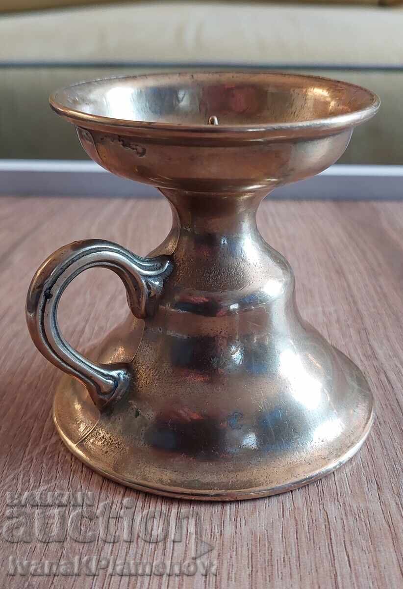 Brass candlestick for connoisseurs - 6