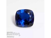 ΒΖΤ! 3.80κ-τά φυσικό ζαφείρι cushion πιστοποιημένο. AGL από 1στ!