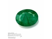 ΒΖΤ! 12.05 καρατίων φυσικό σμαράγδι οβάλ πιστοποιημένο IGL από 1$!