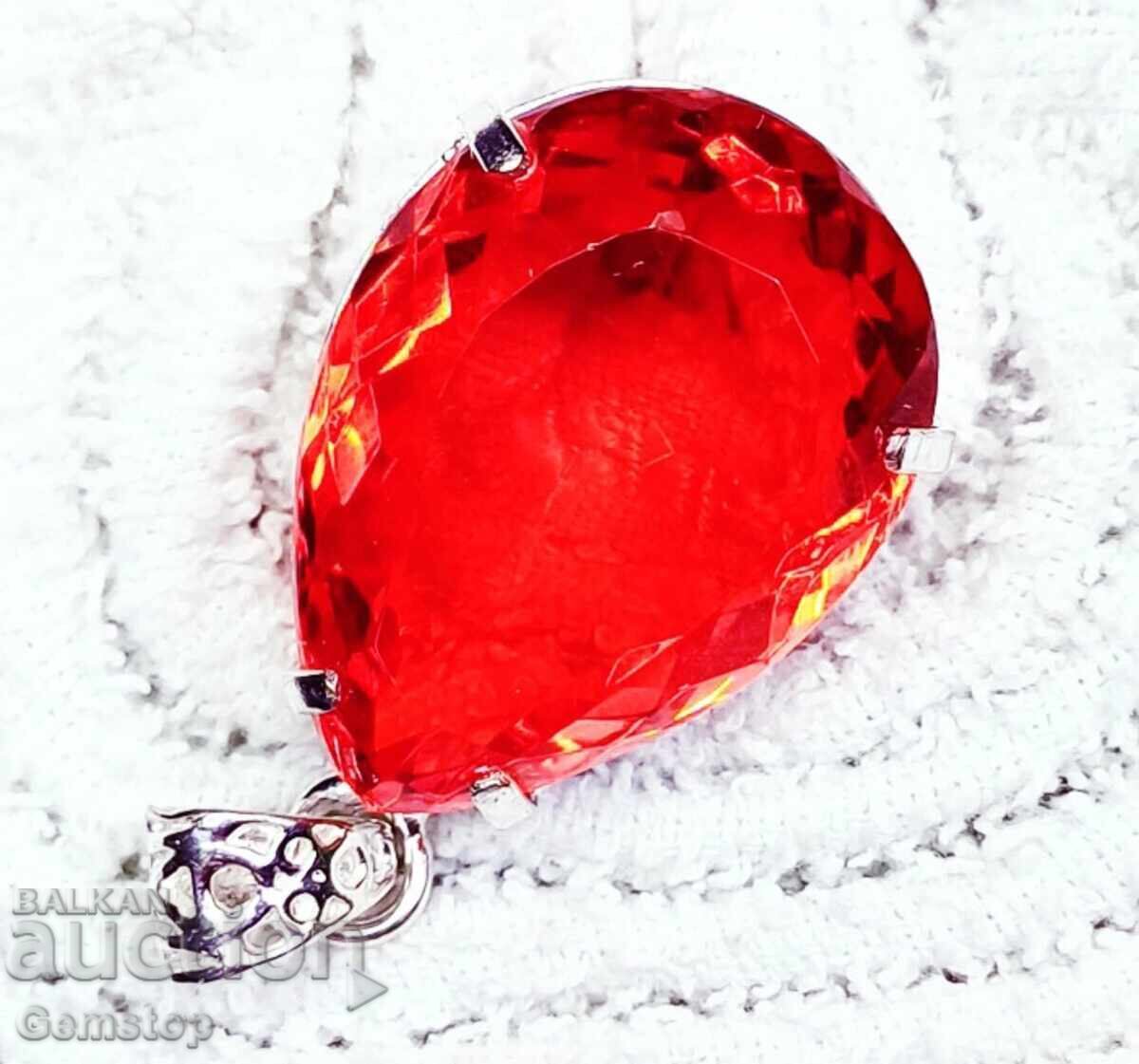 Παράδοση ΒΓΤ! 83.95 κ-τ φυσικό ασημένιο μενταγιόν με τοπάζι 1ct! Παράδοση ΒΓΤ! 83.95 κ-τ φυσικό ασημένιο μενταγιόν με τοπάζι 1ct!