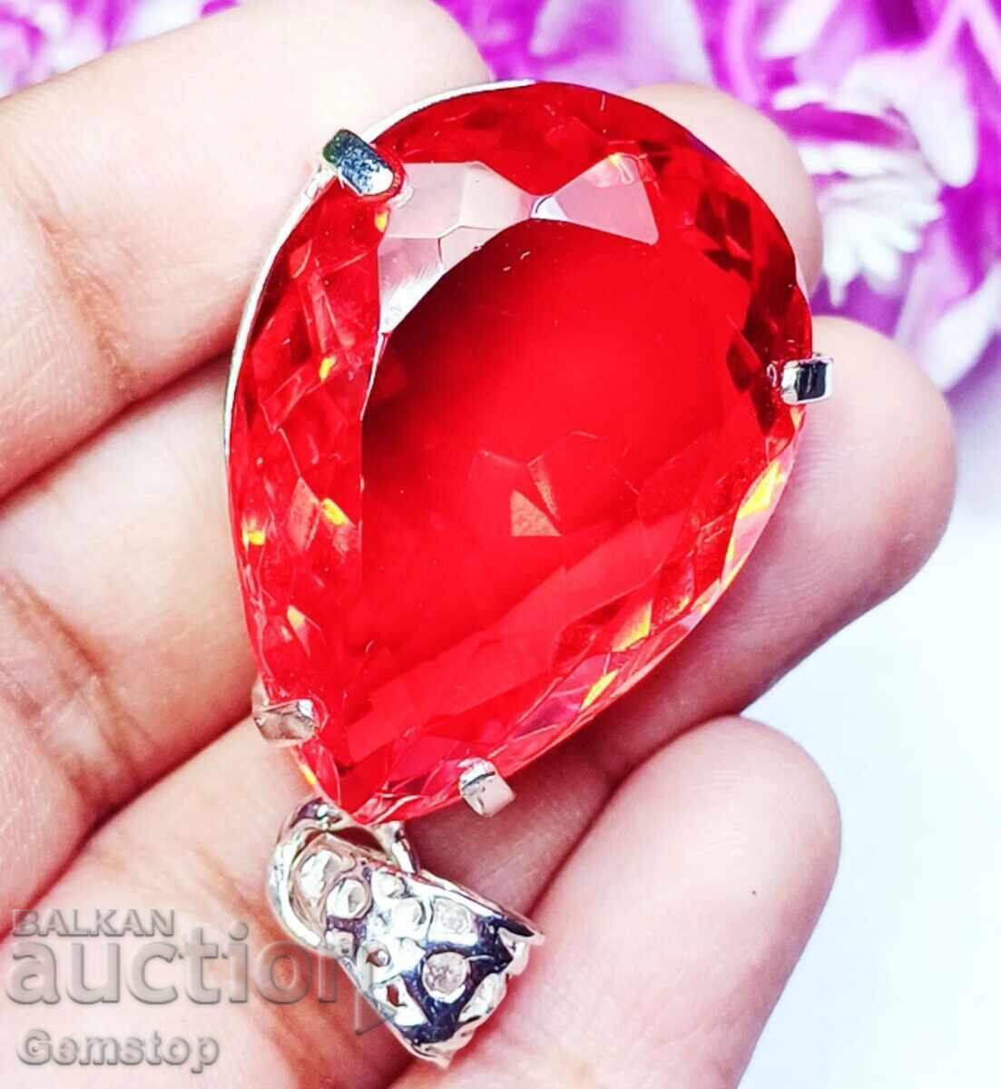 ΒΓΤ! 83.95 κ-τ φυσικό ασημένιο μενταγιόν με τοπάζι 1ct! ΒΓΤ! 83.95 κ-τ φυσικό ασημένιο μενταγιόν με τοπάζι 1ct!