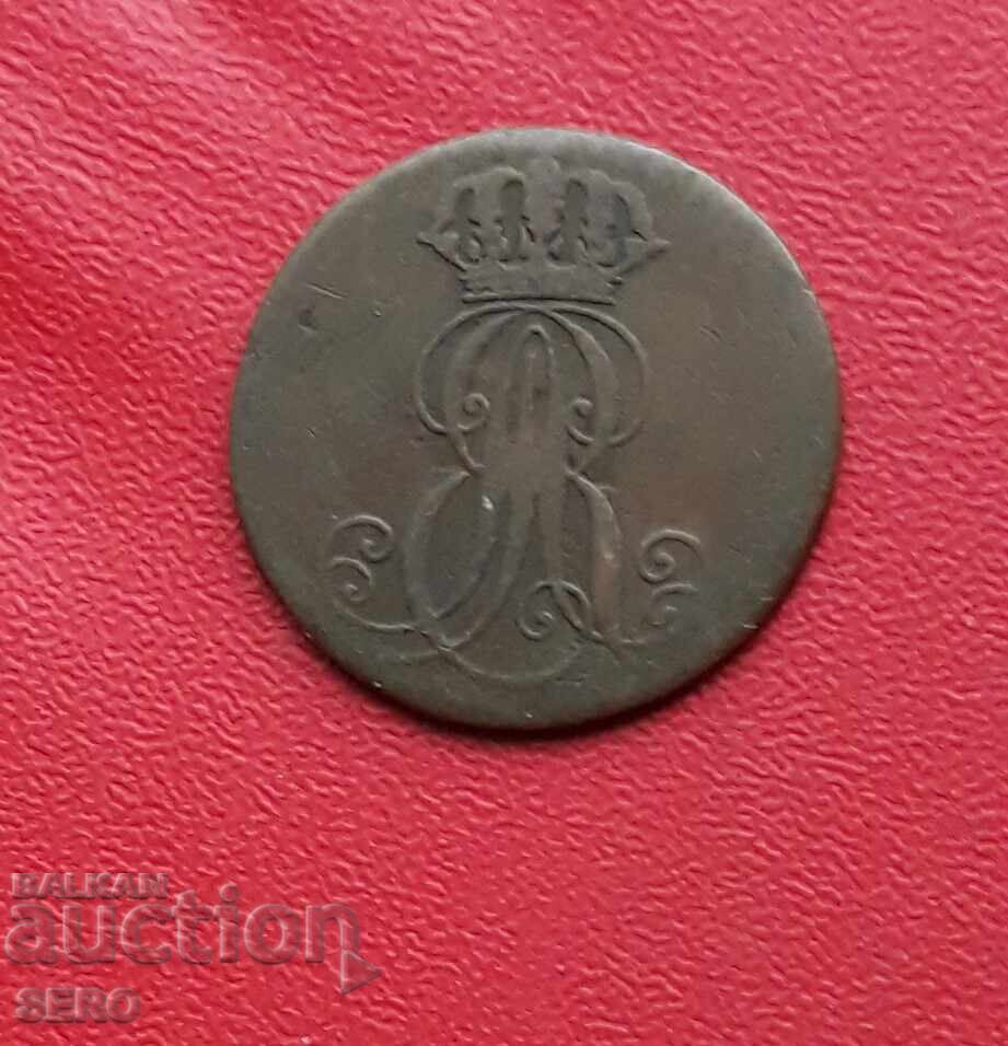 Germany - Hanover - 1 Pfennig 1842 with price 13.00 BGN | € 6.65 Germany - Hanover - 1 Pfennig 1842 with price 13.00 BGN | € 6.65