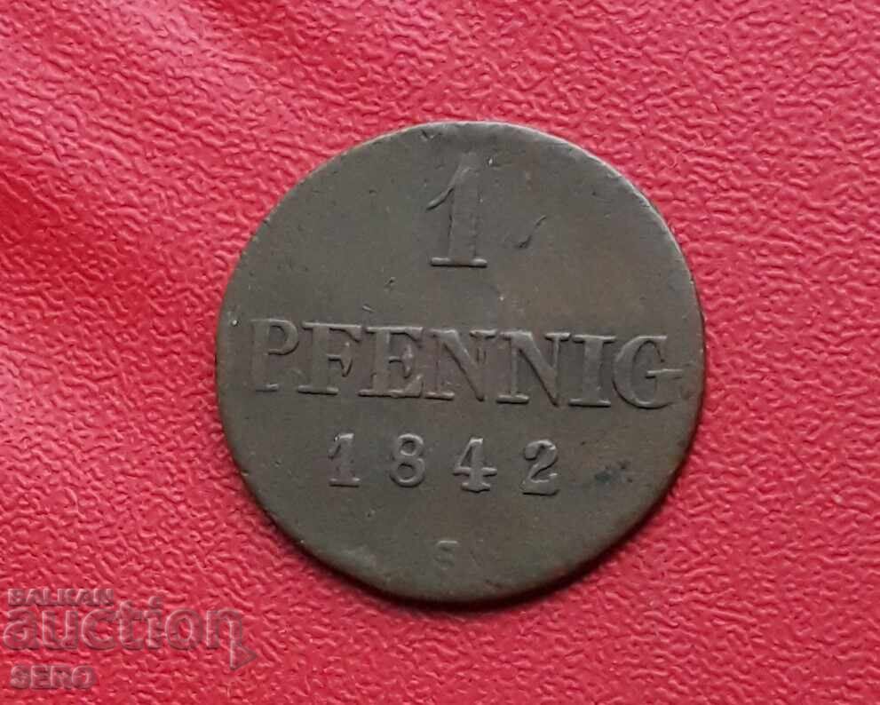 Germany - Hanover - 1 Pfennig 1842 Germany - Hanover - 1 Pfennig 1842