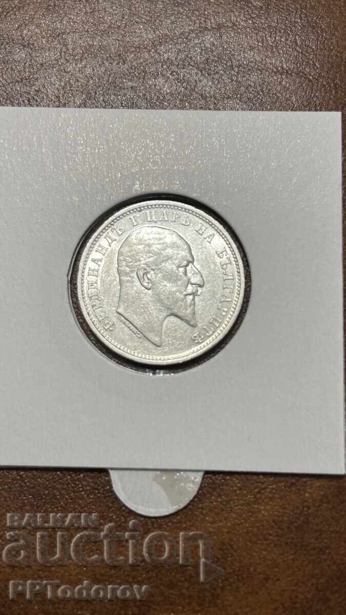 1 lev 1910 with price 50.11 BGN | € 25.62