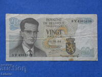20 φράγκα 1964 g. Βέλγιο