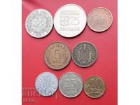 Mixed lot of 8 coins