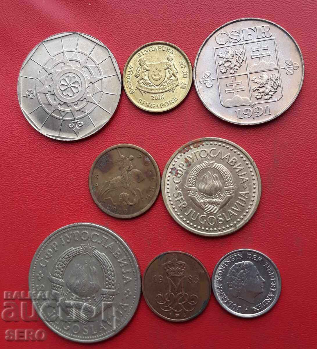 Μικτή παρτίδα 8 νομισμάτων με τιμή 1.01 BGN | € 0.52