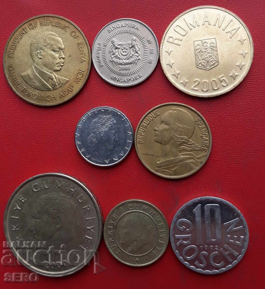 Μικτή παρτίδα 8 νομισμάτων με τιμή 1.00 BGN | € 0.51 Μικτή παρτίδα 8 νομισμάτων με τιμή 1.00 BGN | € 0.51