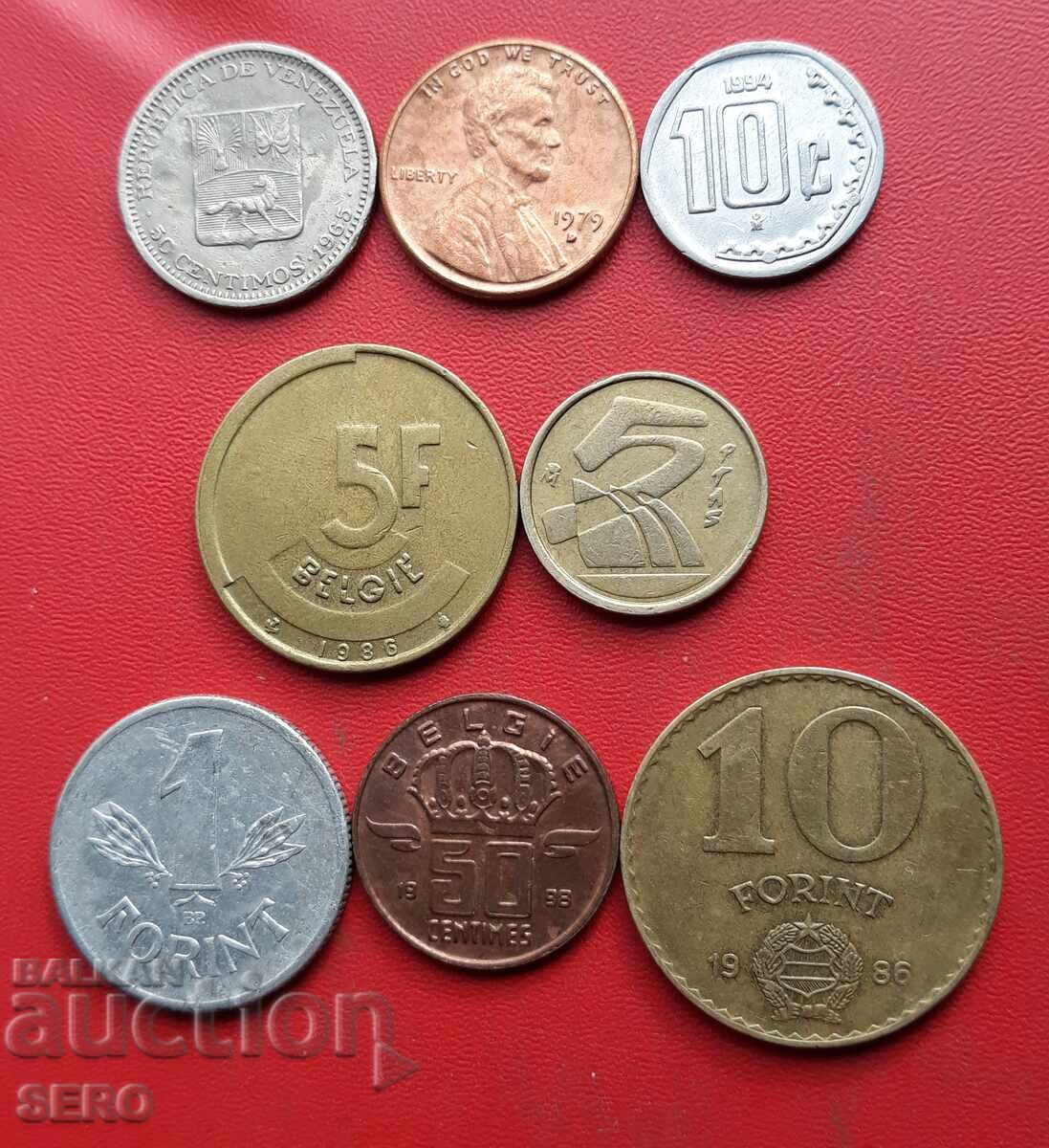 Mixed lot of 8 coins Mixed lot of 8 coins