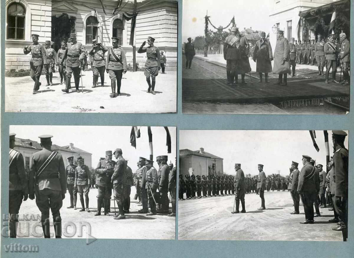 Tsar Ferdinand Emperor Karl in Kyustendil 18 photos generals with price 3900.00 BGN | € 1994.04
