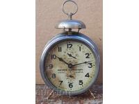 Ceas deșteptător Regatul Bulgariei cu inscripția Varna, bijutier, ceasornicar