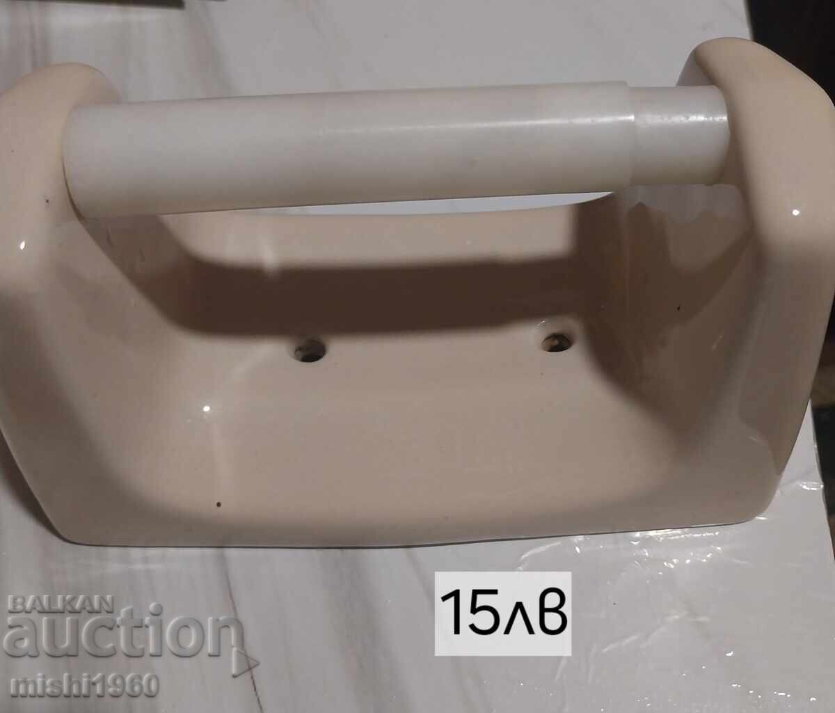 Suport ceramic pentru hârtie igienică