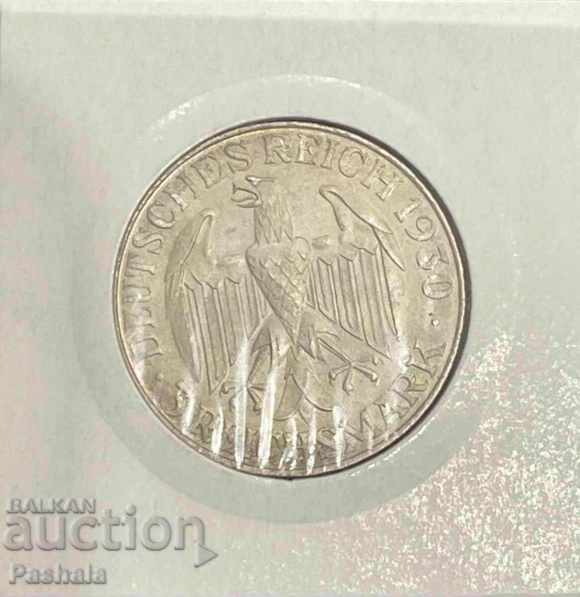 Germany 3 Mark 1930. Quality with price 300.00 BGN | € 153.39