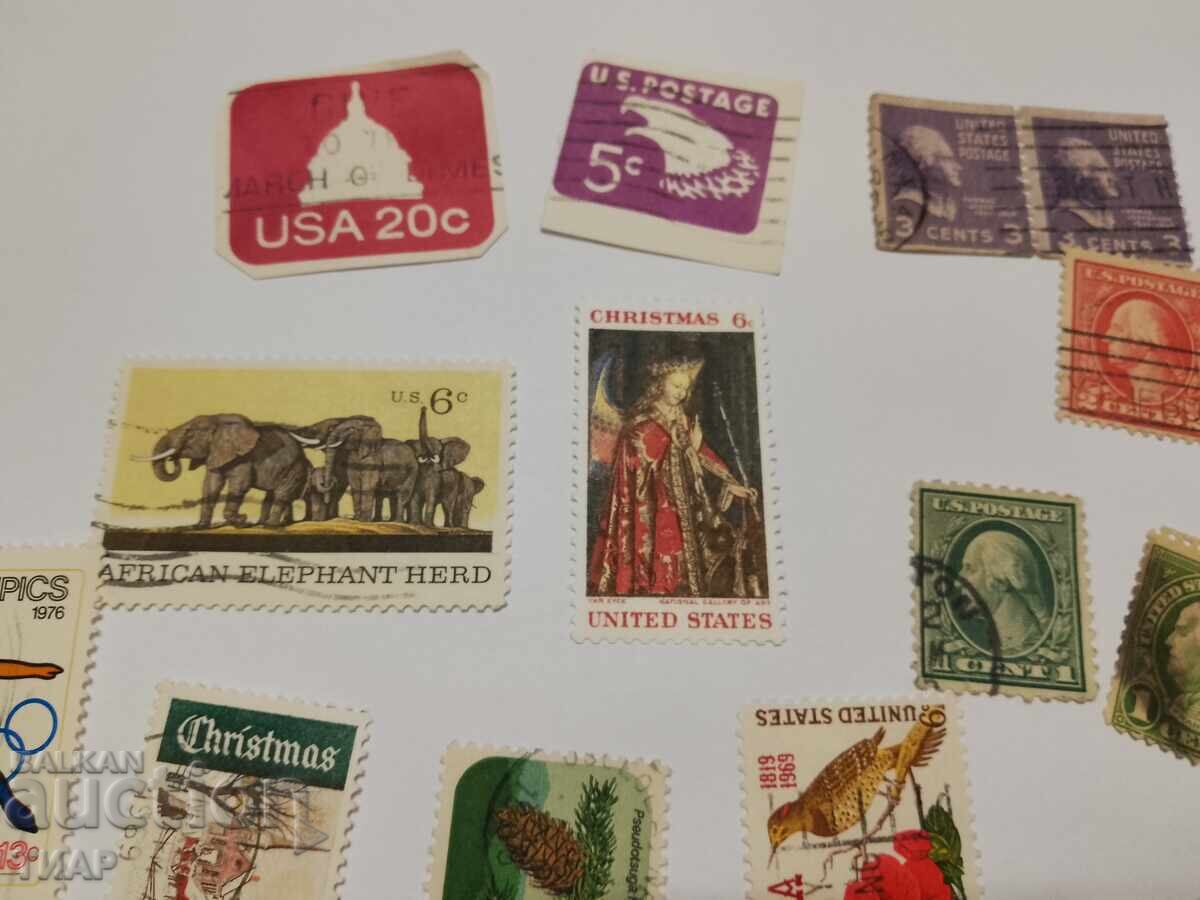 Auction Postage stamps USA -0.01 cents Auction Postage stamps USA -0.01 cents