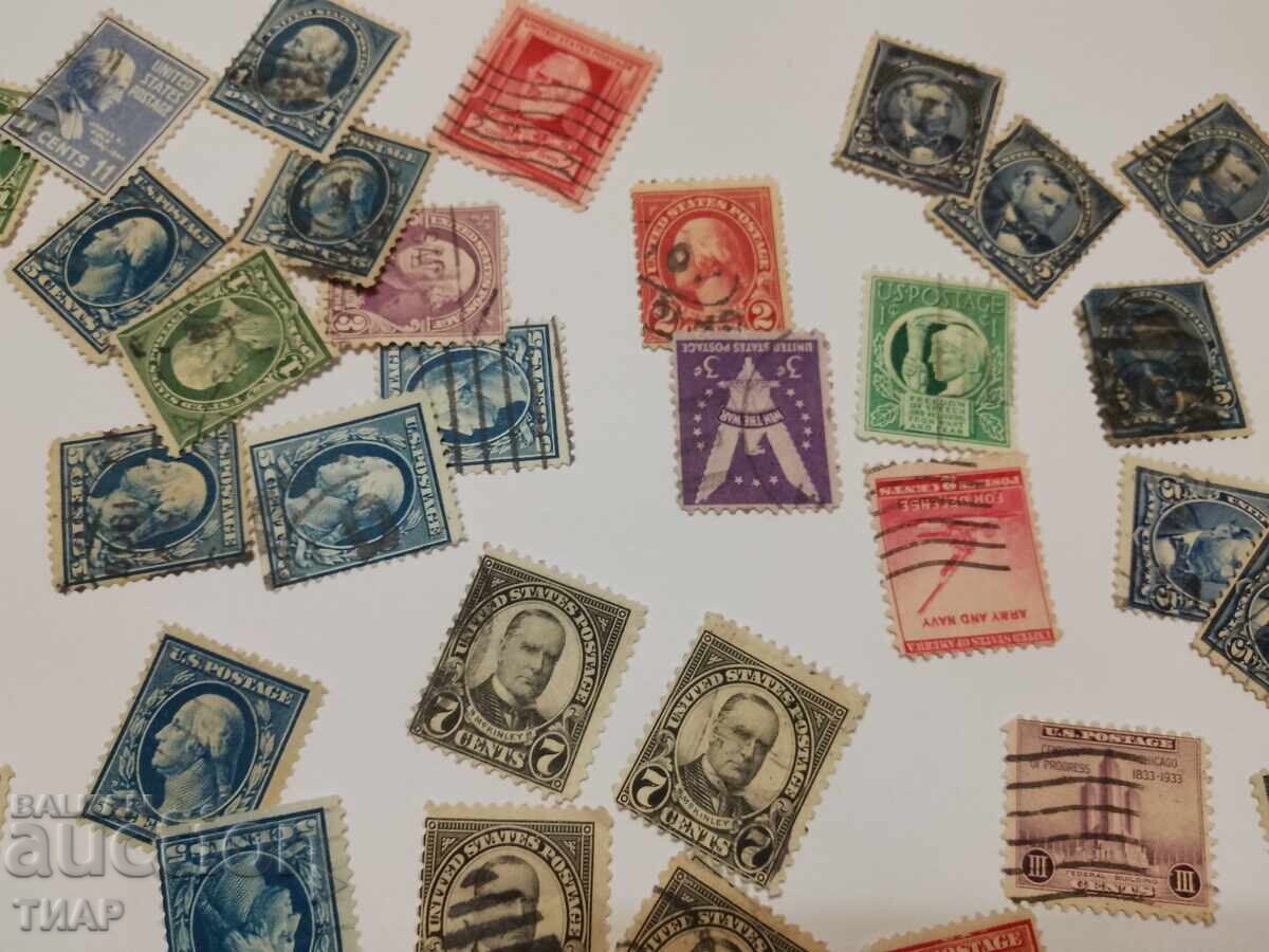 Пощенски марки САЩ -0.01ст - 5 Пощенски марки САЩ -0.01ст - 5
