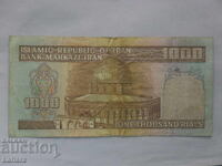 1000 de riali iranieni