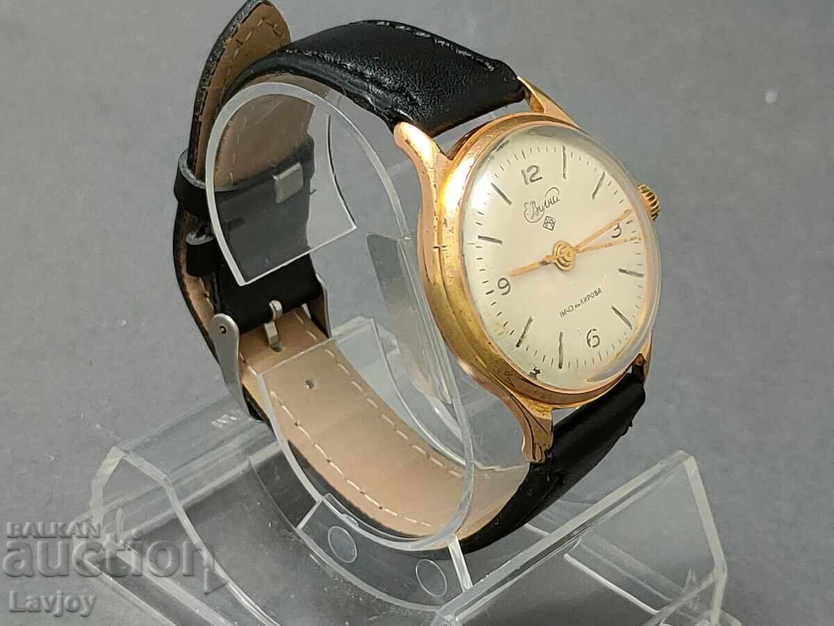 Auction Handmade watch, gold-plated Volna Zenith B.Z.C. from 0.01 St Auction Handmade watch, gold-plated Volna Zenith B.Z.C. from 0.01 St