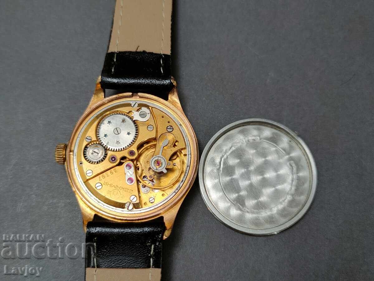 Handmade watch, gold-plated Volna Zenith B.Z.C. from 0.01 St - 7 Handmade watch, gold-plated Volna Zenith B.Z.C. from 0.01 St - 7