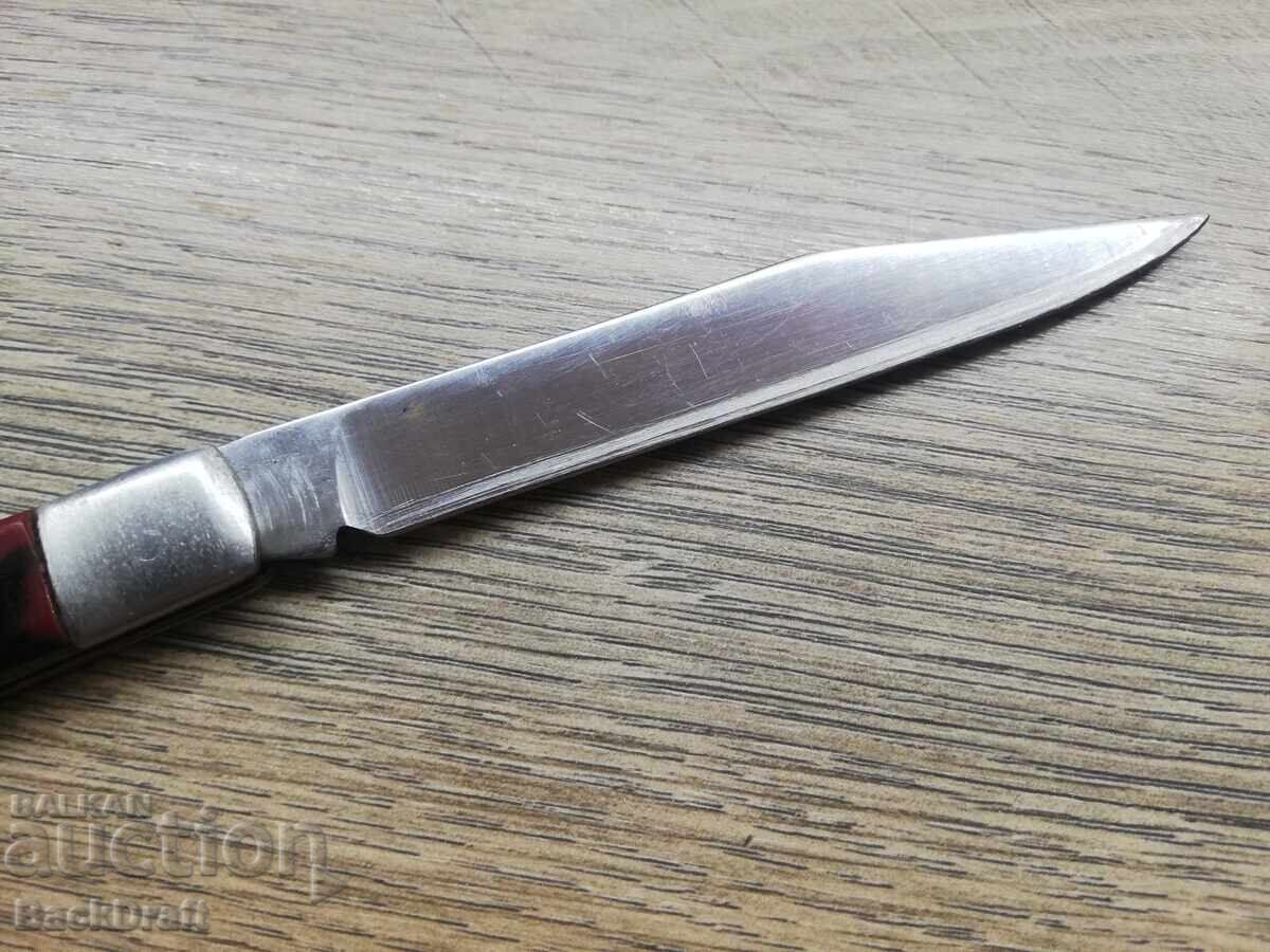 Доставка на Старо Соц сгъваемо джобно ножче,нож "Сърп и Чук" В.Търново Доставка на Старо Соц сгъваемо джобно ножче,нож "Сърп и Чук" В.Търново