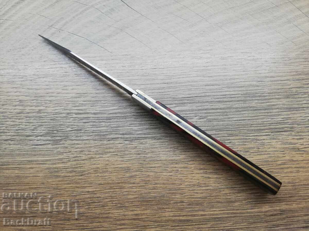 Старо Соц сгъваемо джобно ножче,нож "Сърп и Чук" В.Търново - 5 Старо Соц сгъваемо джобно ножче,нож "Сърп и Чук" В.Търново - 5