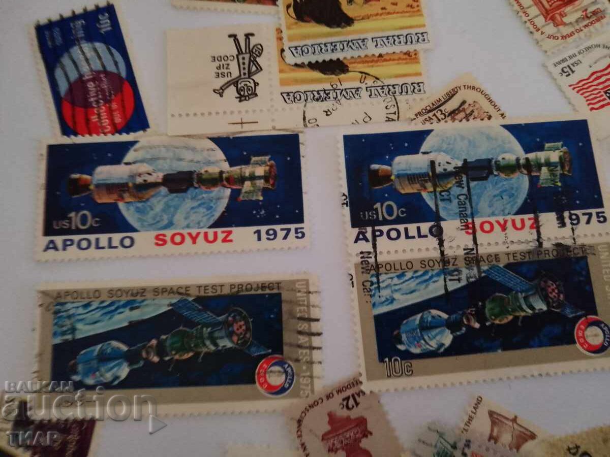 Пощенски марки САЩ -0.01ст - 6 Пощенски марки САЩ -0.01ст - 6