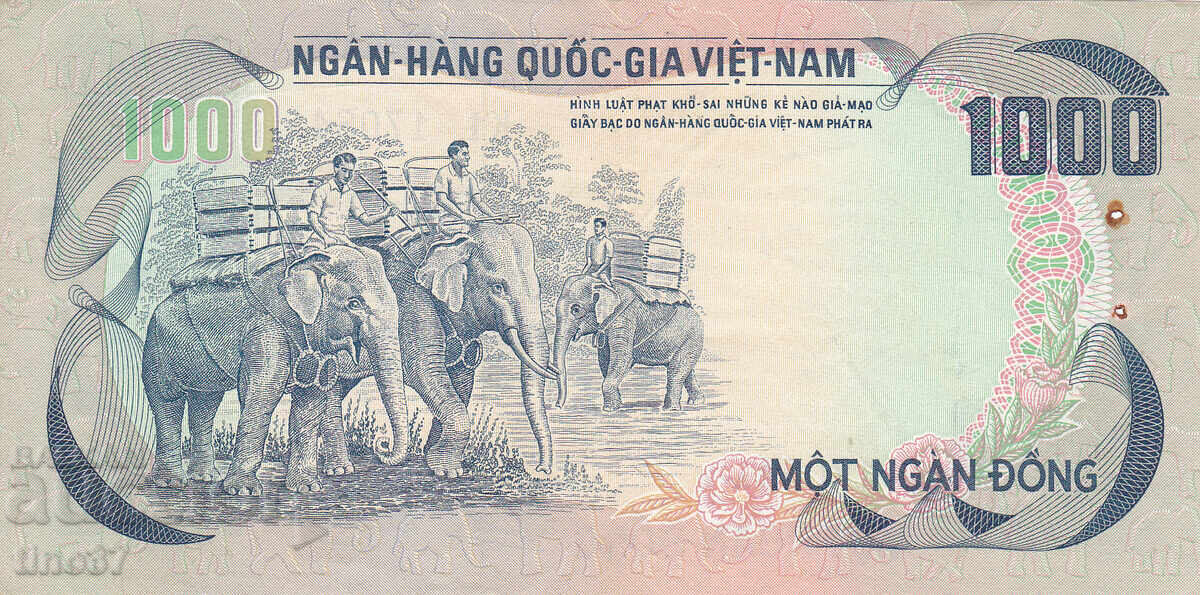 Δημοπρασία tino37- ΝΟΤΙΟ ΒΙΕΤΝΑΜ - 1000 ΔΟΝΓΚ - 1972 - VF Δημοπρασία tino37- ΝΟΤΙΟ ΒΙΕΤΝΑΜ - 1000 ΔΟΝΓΚ - 1972 - VF