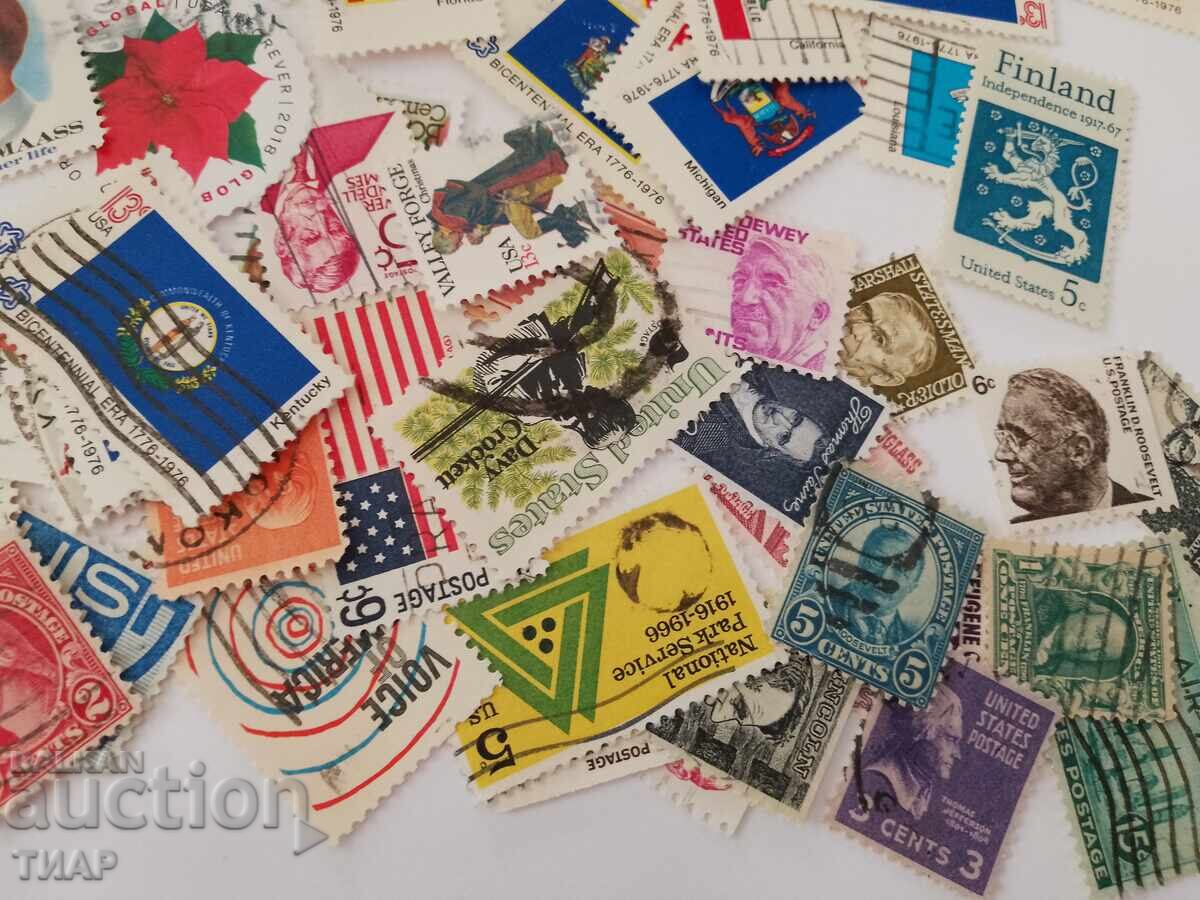 Пощенски марки САЩ -0.01ст - 5 Пощенски марки САЩ -0.01ст - 5