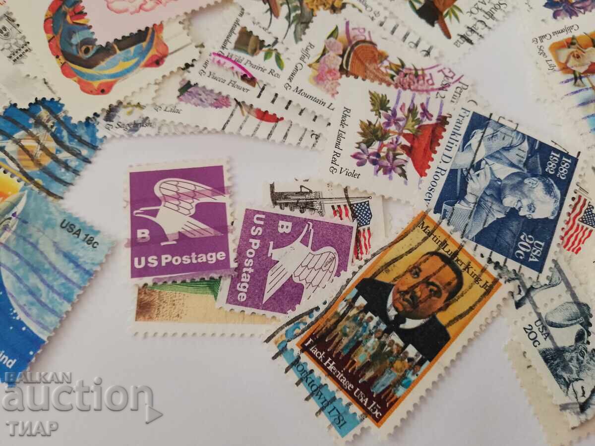 Пощенски марки САЩ -0.01ст - 5 Пощенски марки САЩ -0.01ст - 5