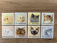 Ουγγαρία - Οικόσιτες γάτες (1968) MNH