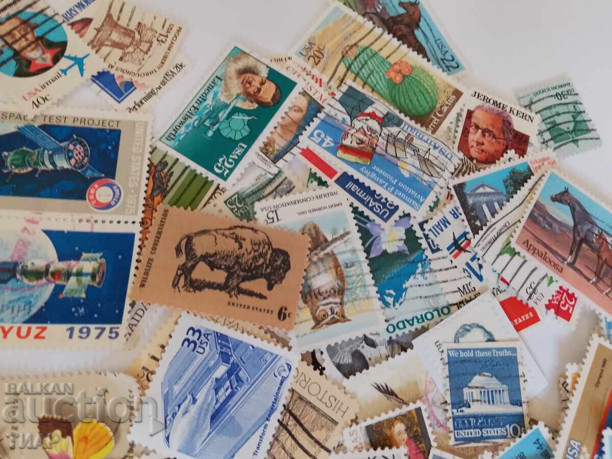 Пощенски марки САЩ -0.01ст - 5 Пощенски марки САЩ -0.01ст - 5