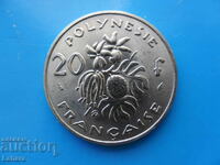 20 Francs 1977 French Polynesia
