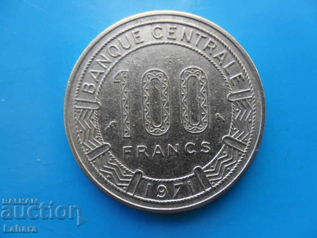 100 φράγκα 1971 τ.Χ. Τσαντ